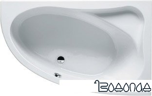 Ванна Riho Lyra 153x100 (правая, без ножек)