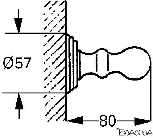 Крючок для ванны Grohe Sinfonia 40052000
