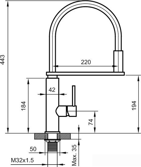 Смеситель Ahti Kemi KM833020 фото 4