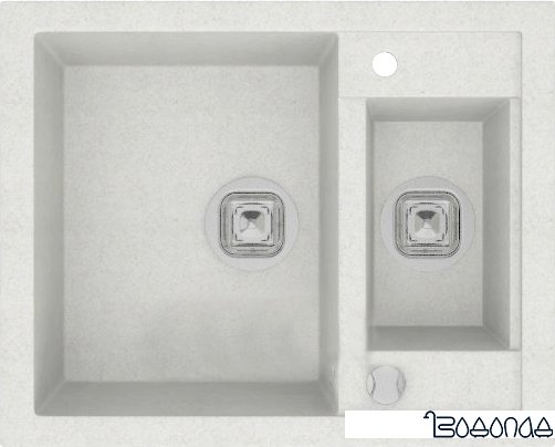 Кухонная мойка Tolero R-109 (белый) Кухонная мойка Tolero R-109 (белый)