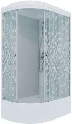 Душевая кабина Triton Коралл В3 120x80 R (мозаика)