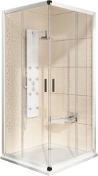 Душевой уголок Ravak Blix BLRV2K 120x120 (сатин/grape)