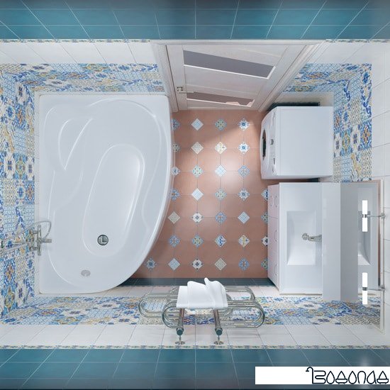 Ванна Triton Кайли 150x100R (с каркасом, экраном и сифоном) фото 4