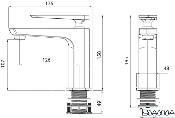 Смеситель Lemark Prizma LM3906C