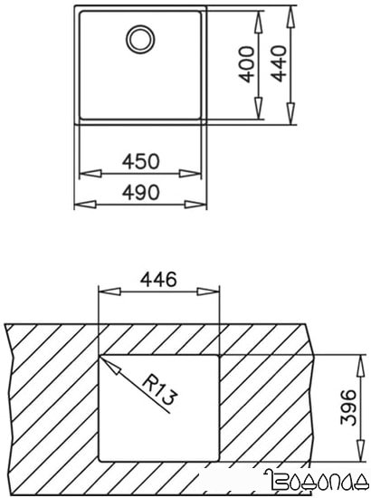 Кухонная мойка TEKA Be Linea RS15 45.40