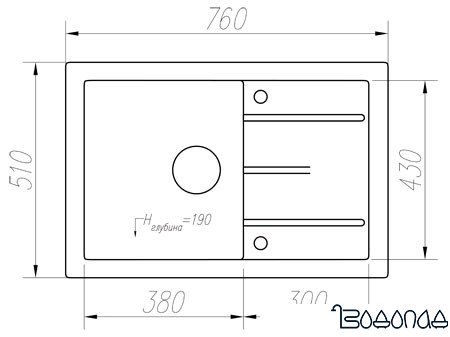 Кухонная мойка Tolero R-112 (белый) Кухонная мойка Tolero R-112 (белый)