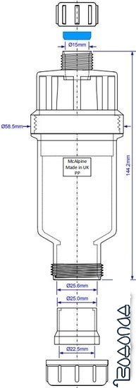 Сифон McAlpine Mactune 1 фото 2