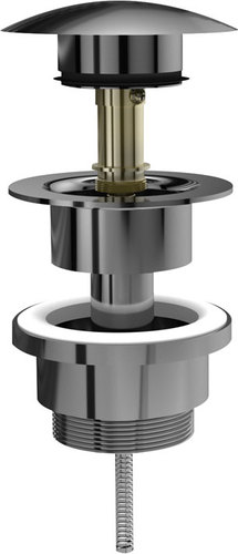 Донный клапан Aquasanita Click-Clack AK-01 (хром)