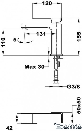 Смеситель TEKA Soller 853461250