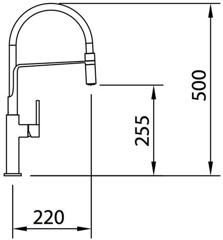 Смеситель Clever Chef Slim 60143 (хром)