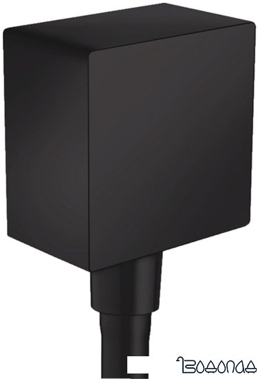 Шланговое подключение Hansgrohe FixFit Square 26455670 (черный матовый)