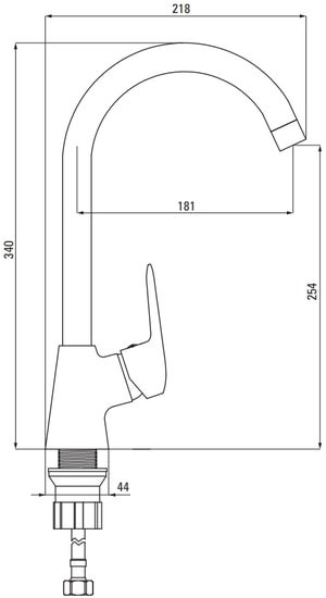 Смеситель Deante Boro BMO 062M
