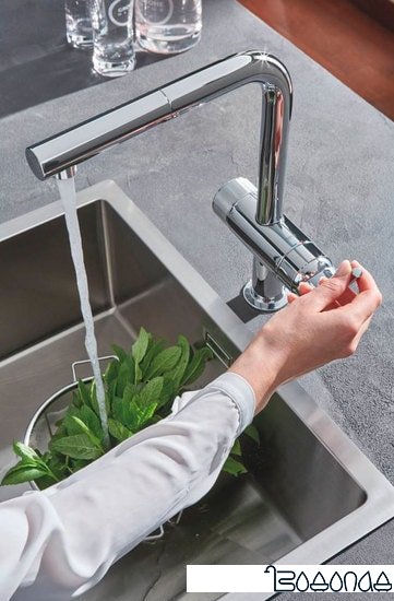 Смеситель Grohe Blue Pure Minta 119707 (суперсталь)