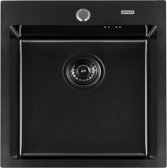 Кухонная мойка ARFEKA Eco AR 500*500 Black PVD Nano Кухонная мойка ARFEKA Eco AR 500*500 Black PVD Nano
