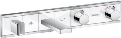 Смеситель Hansgrohe RainSelect 15359400 (хром/белый)
