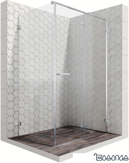 Душевой уголок Ambassador Abner 10011104R 120х90