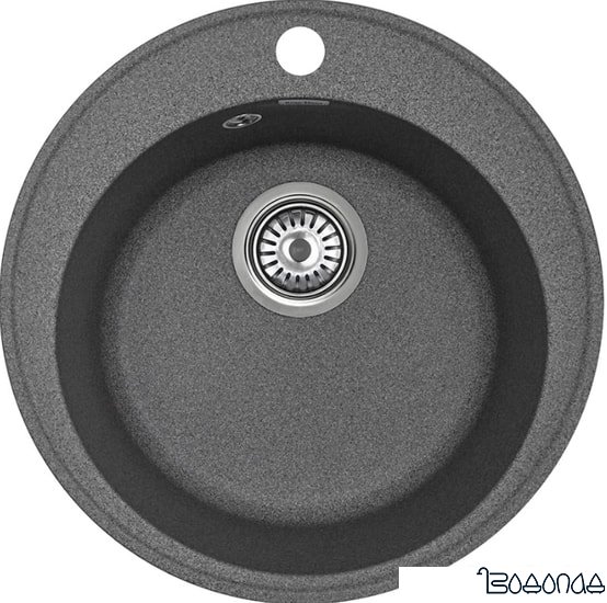 Кухонная мойка Gran-Stone GS-08S (309 темно-серый) фото 1 Кухонная мойка Gran-Stone GS-08S (309 темно-серый) фото 1