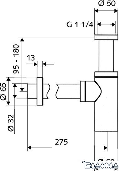 Сифон Schell Edition 014290699 фото 2