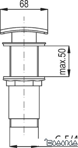 Донный клапан Armatura 660-454-00