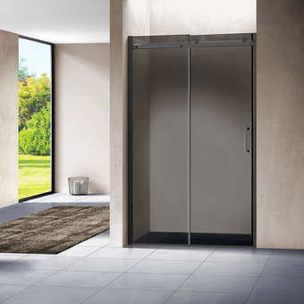 Душевая дверь Vincea Como VPS-1C120CGB (черный/тонированное)