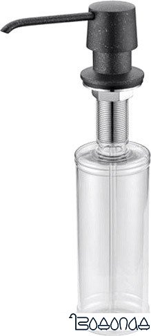 Дозатор для жидкого мыла ZorG ZR-20 черный металлик