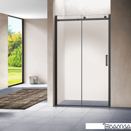 Душевая дверь Vincea Como VPS-1C130CLB (черный/прозрачное)