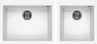 Кухонная мойка Elleci Quadra 210 White K96