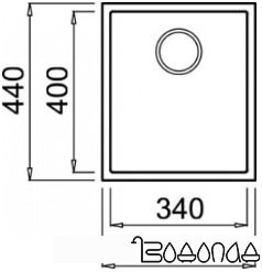 Кухонная мойка Elleci Quadra 100 Kuro K86