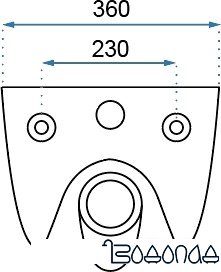 Унитаз Rea Carter Rimless REA-C4211 фото 4