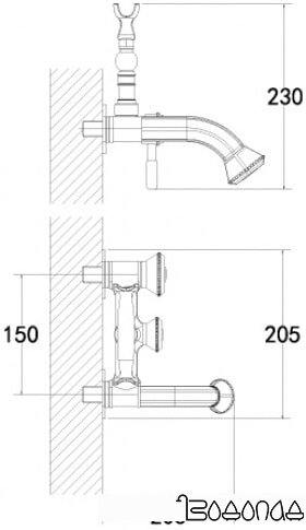 Смеситель Lemark Jasmine LM6612ORB