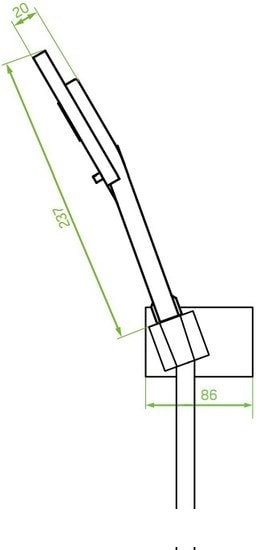 Душевой гарнитур Laveo Kvadrato NLQ 00AD фото 3