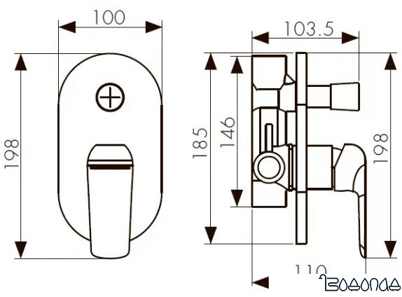 Смеситель Kaiser Glory 69277 фото 2