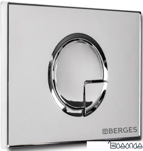 Панель смыва Berges Wasserhaus Novum R3 (хром глянец)