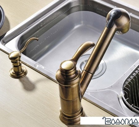 Дозатор Omoikiri OM-01-AB (античная латунь)