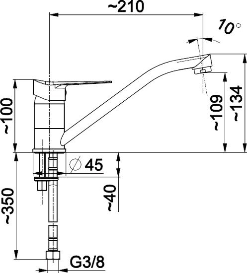 Смеситель Armatura Leonit 5313-915-00