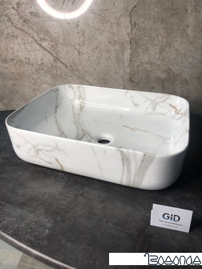 Умывальник Gid MNC190 (белый/серый)