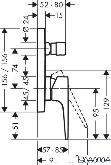 Смеситель Hansgrohe Metropol 32545000 (хром)