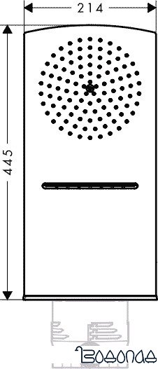 Верхний душ Hansgrohe Raindance Rainfall 180 AIR 2jet (28433000) фото 3