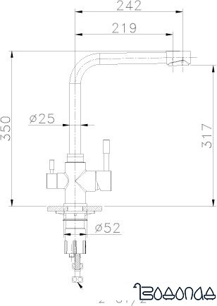 Смеситель Lemark EXPERT LM5060S