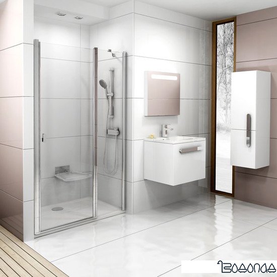 Душевая дверь Ravak Chrome CSD2 120 (сатин/прозрачное)