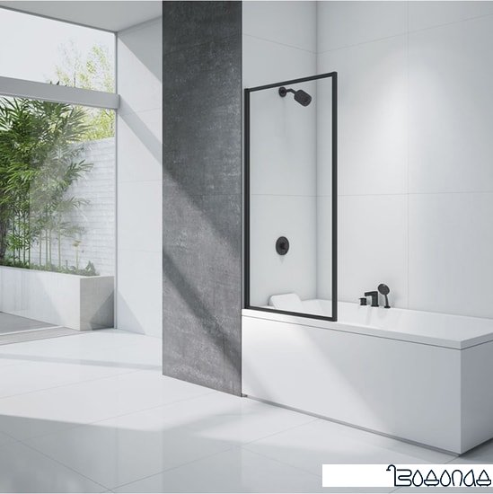 Стеклянная шторка для ванны Calani Faro 70 фото 4