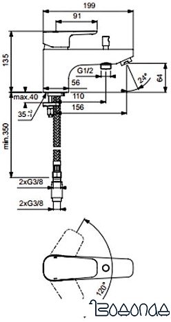 Смеситель Ideal Standard CeraPlan III B0769AA