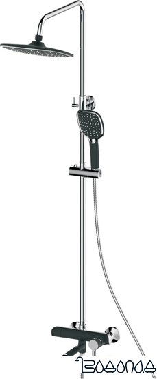 Душевая система Haiba HB24805-7 (черный)