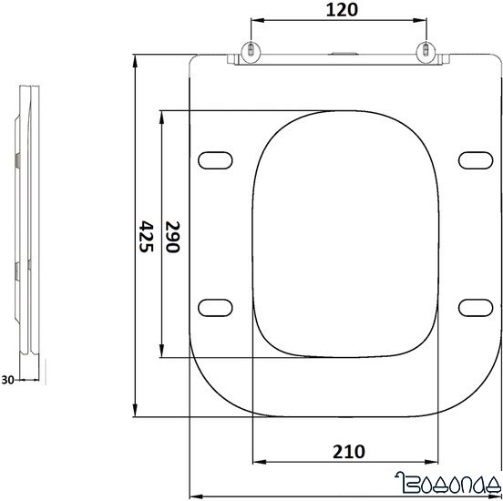 Унитаз CeramaLux 215D
