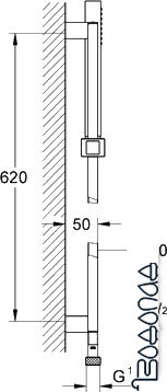 Душевой гарнитур Grohe Euphoria Cube (27936 000)