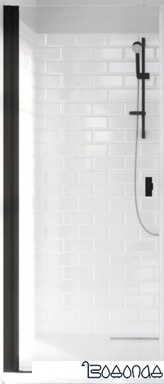 Душевая дверь Radaway Nes 8 Black DWS 10078100-54-01L