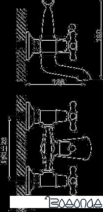 Смеситель Gappo G3263-4