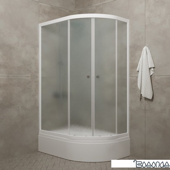 Душевой уголок Triton Риф В1 120х80 левый (шиншилла) фото 4