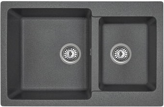 Кухонная мойка Gran-Stone GS-76K (309 темно-серый) Кухонная мойка Gran-Stone GS-76K (309 темно-серый)