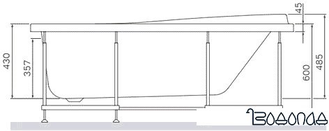 Ванна AM.PM W80A-150-070W-A 150x70